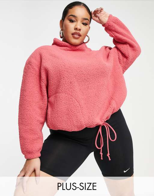 Top rosa de polar suave de Nike Training Plus