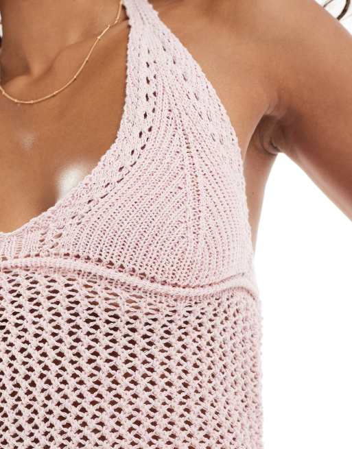 Top rosa flor de cerezo de tirantes con borde festoneado de Cotton On, 4 de 4