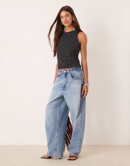 Top sin mangas con estampado de lunares de ASOS DESIGN, 2 de 4