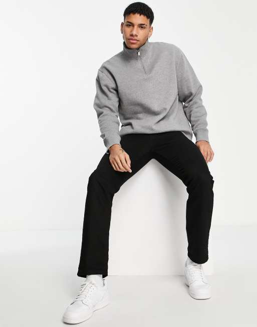 Topman grey hot sale sweatshirt