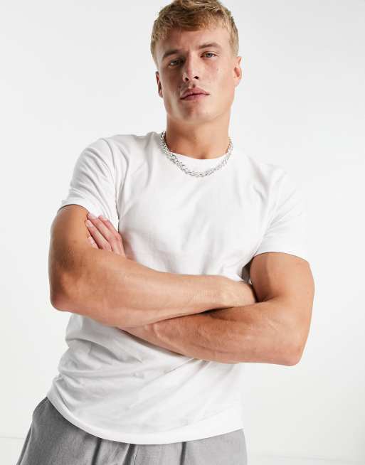 Topman 2 pack classic fit t-shirt in white , 4 of 4