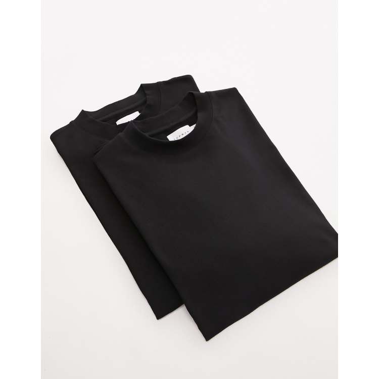 topman black t shirt