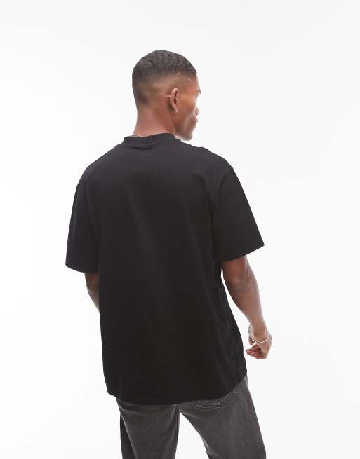Topman 2 pack relaxed fit t-shirt in black, 3 of 4