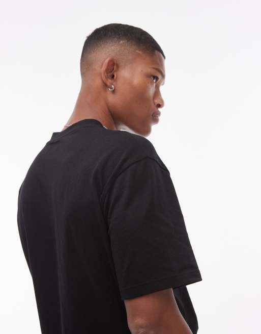 Topman 2 pack relaxed fit t-shirt in black, 4 of 4
