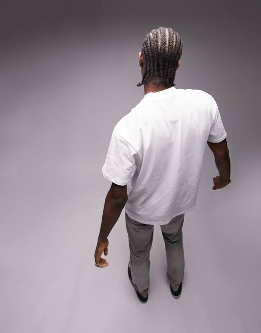 Topman 2-pack relaxed fit T-shirts in white, 2 of 4
