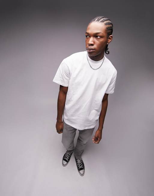 Topman 2-pack relaxed fit T-shirts in white, 4 of 4