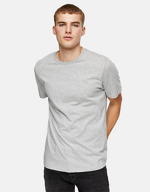 Topman 2 pack t-shirts in grey | ASOS