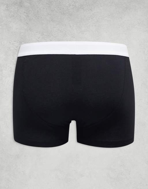 Topman 3 pack briefs in black white and red