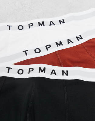 TOPMAN 3 PACK BRIEFS 