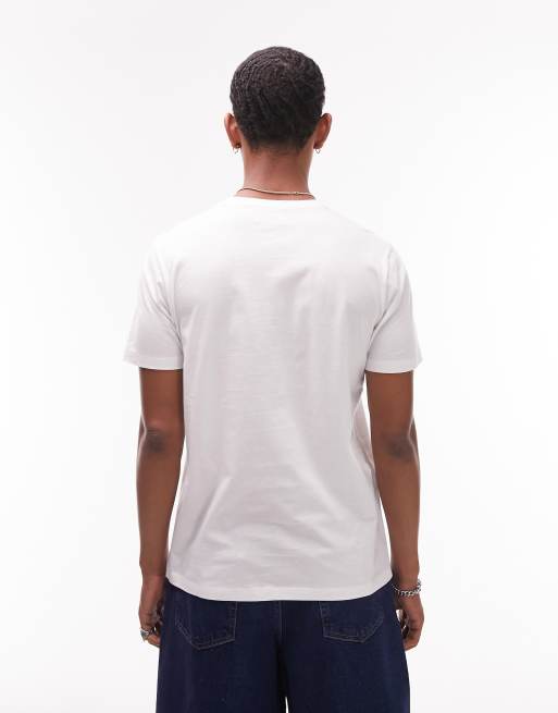 Topman 3 pack classic fit t-shirt in black, white and light grey