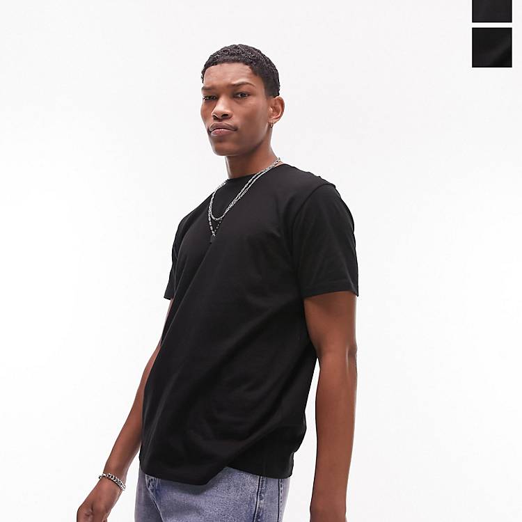 shirt in black | Topman 3 pack classic fit t - Benny Wool Sweater -  HkgolferShops
