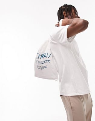 Topman 3 pack oversized fit t-shirt in white