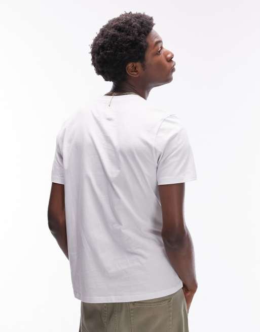 Topman 3 pack regular essential T-shirt in white