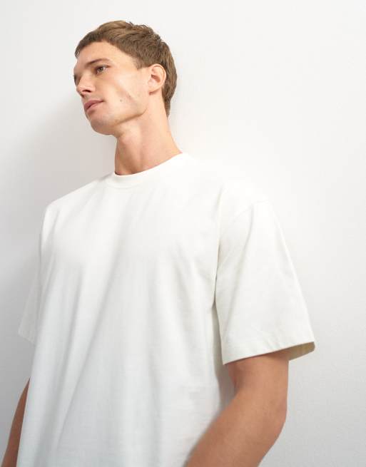 Topman 3-pack T-shirtów o luźnym kroju w kolorach ecru, granatowym i stone, 5 z 7