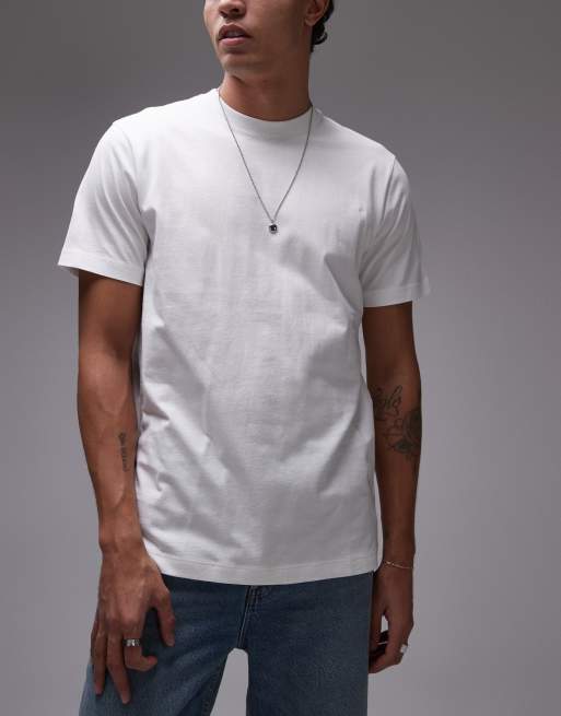 Topman – 3er-Pack T-Shirts in Weiß in regulärer Passform