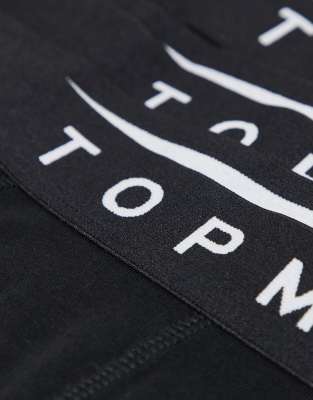Topman 5 Pack Briefs In Black