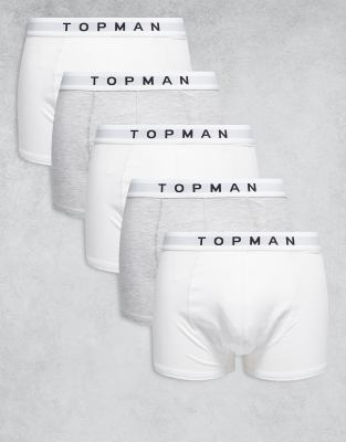 Topman 5 Pack Briefs In Multi