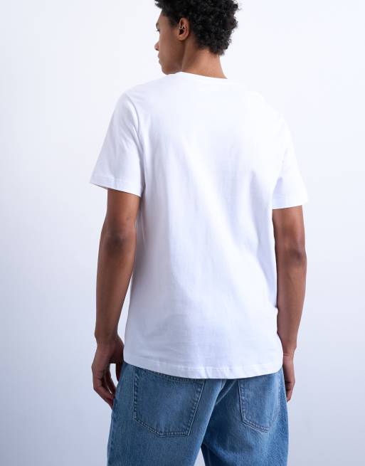 Topman 5 pack classic fit t-shirt in black, white, brown, navy and charcoal, 4 of 5