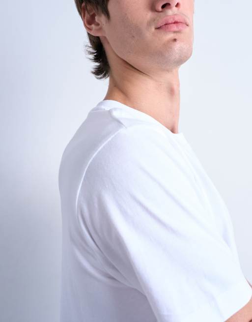 Topman 5 pack classic t-shirt in white, 4 of 5