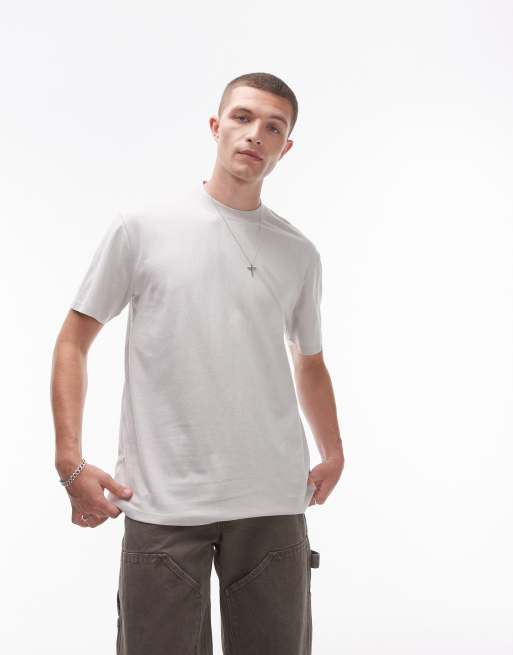 Topman 5 pack oversized t-shirt in black, white, grey, brown and rust