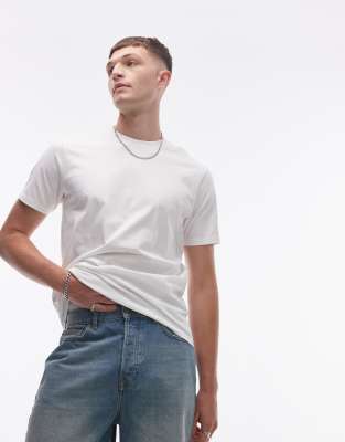 Topman 5-pack Regular T-shirts In White