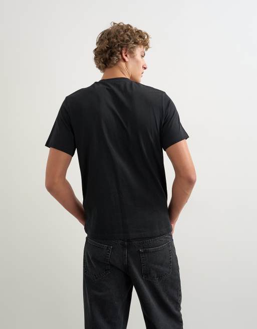Topman 5-pak T-shirts i classic fit i navy, råhvid, brun, beige og sort, 5 af 5