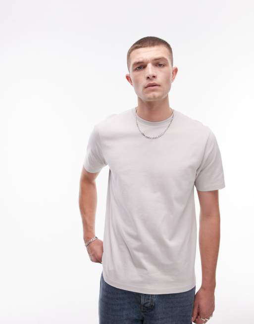 Topman 7 pack classic t-shirt in black, white, stone, brown, charcoal, navy and green, 2 of 4