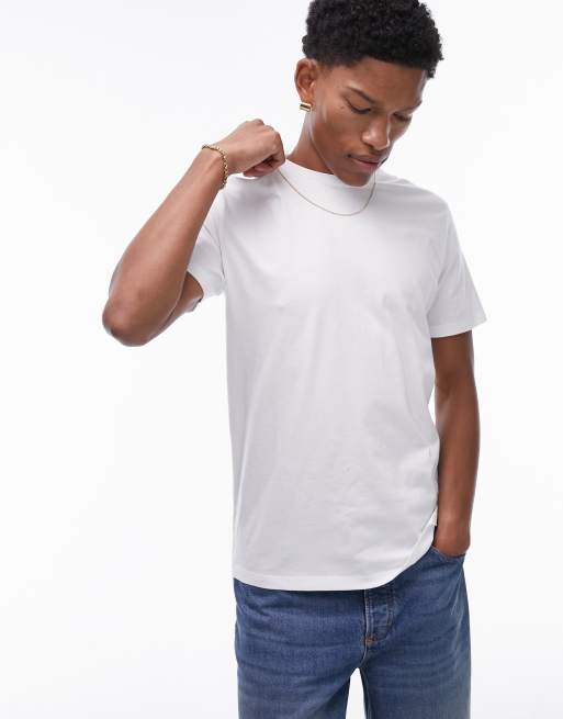 Topman 7-pack regular T-shirts in white