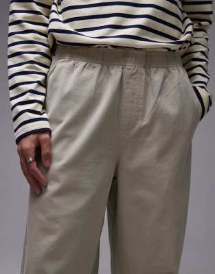 Shop Topman Baggy Fit Chino Twill Pants