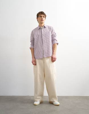 Topman Baggy Fit Pants With Side Pockets In Multi