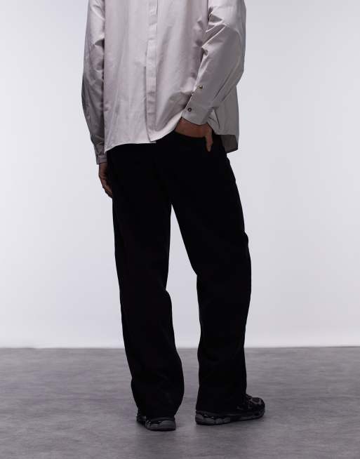 Topman baggy jeans in black, 4 of 5