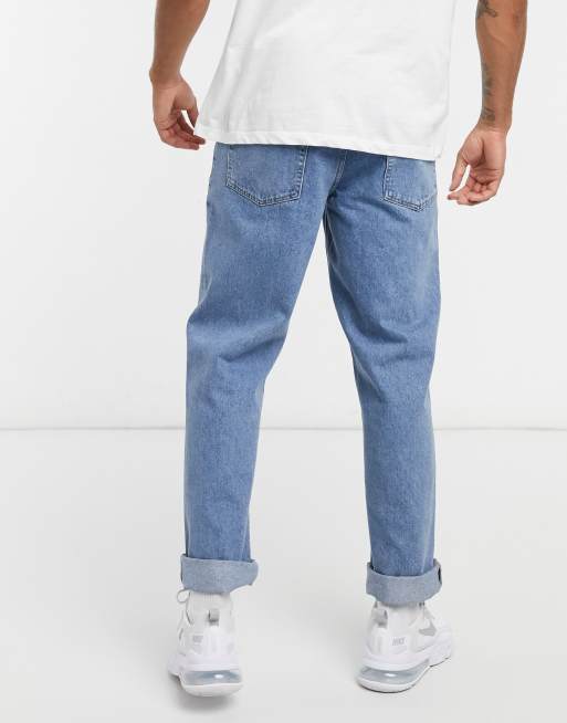 Topman baggy jeans in mid wash , 2 of 4