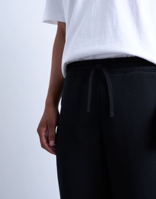 Topman baggy leg jogger in black
