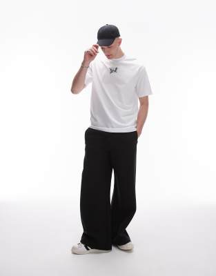Weekday oversized trackies in black