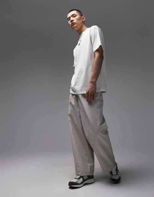 Topman baggy pants in stone