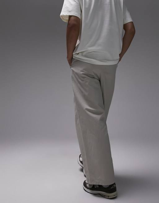 Topman baggy pants in stone