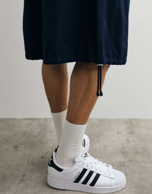 Topman balloon fit ripstop shorts in navy, 3 of 9