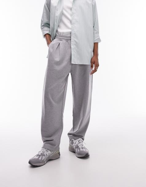 Outfits with grey online sweatpants men