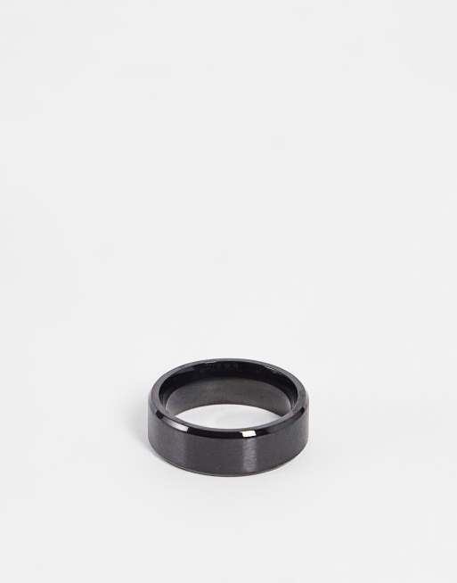 Topman band ring in black