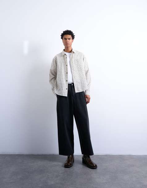 Topman barrel twill carpenter in black - view 1