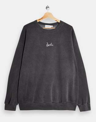 cotton quarter zip sweatshirt
