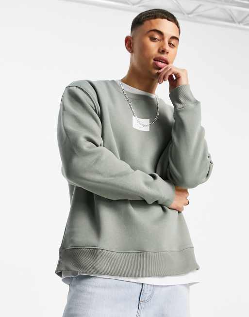 Topman discount grey sweatshirt