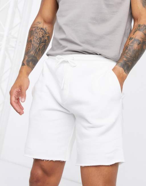 Topman – Białe szorty z dżerseju