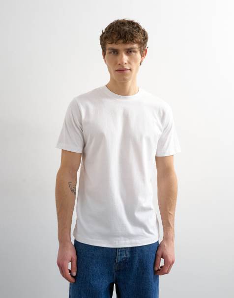 Topman – Biały klasyczny T-shirt - view 1