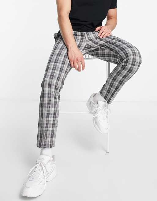 Check jogger online trousers