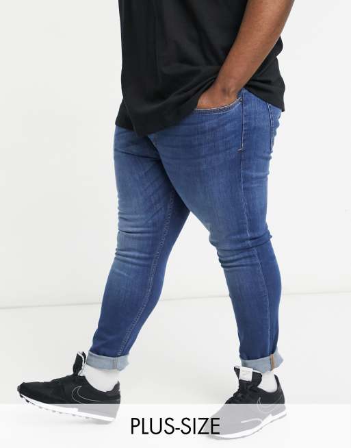 Big and tall stretch sales jeans