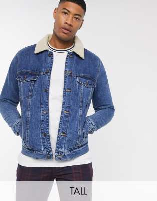 big & tall denim jacket