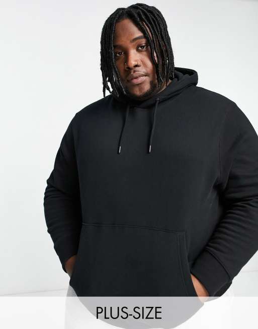 Black hoodie big online and tall