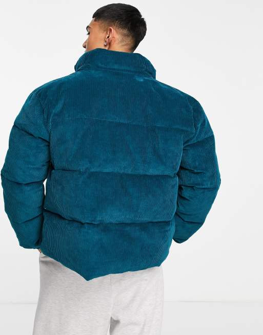 Topman – Blå pufferjacka i manchester, 4 av 4