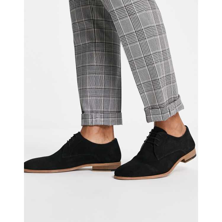 Topman black outlet suede shoes